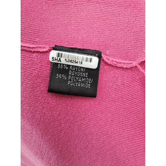 Lafayette 148 Tank Top And Cardigan Sweater Barbie Pink Knit Size Medium M - Picture 6 of 9